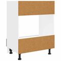 vidaXL Skrinka na rúru LUCCA Čierny dub 60 x 46 x 81,5 cm