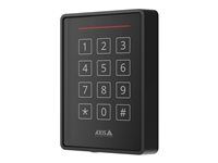 Axis A4131-E Reader - RFID čítačka proximitných kariet/klávesnica - káblová - čierna, NCS S 9000-N