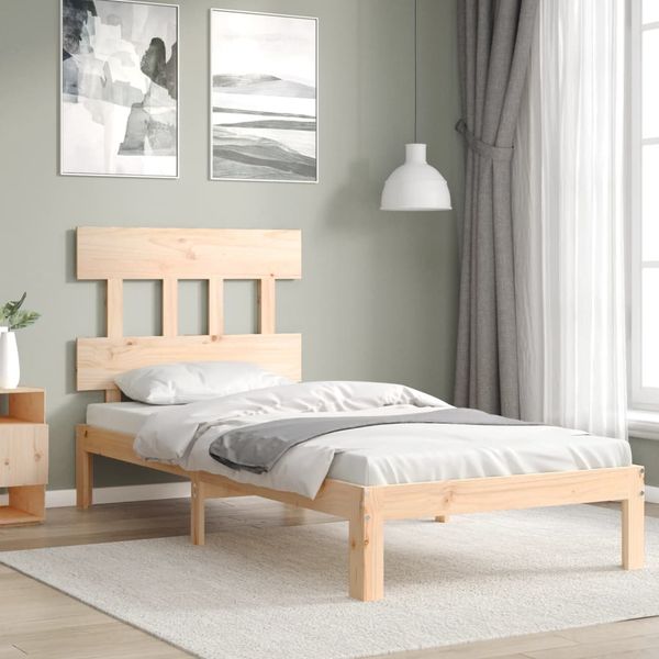 vidaXL Posteľ bez matraca 90x200 cm masívna borovica