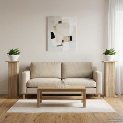 vidaXL Stojan na rastliny 2 pcs Dub sonoma 30,5 x 30 x 80,5 cm
