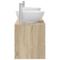 vidaXL Set kabinetov do kúpeľne 3 ks Dub sonoma 49,5 x 44,5 x 65 cm