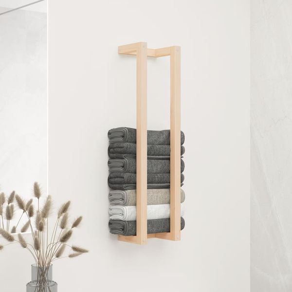 vidaXL Stojan na uteráky 23x18x90 cm masívna borovica