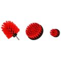 Sada kartáčov na vrtačku pre čistenie auta CAR DETAILING DRILL BRUSH 3 MEDIUM, 3 ks SIXTOL