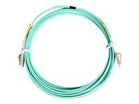 10m 10 Gb Aqua Fiber Patch kábel LC/LC - A50FBLCLC10