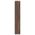 vidaXL Botník hnedý dub 80x21x125,5 cm spracované drevo