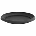vidaXL Kvetináče 6 ks Čierna Ø 30 x 25 cm Plast