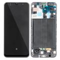 LCD + dotykový panel Samsung A50 A505 GH82-19204A GH82-19713A GH82-19289A čierny rám originál
