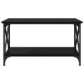 vidaXL Konferenčný stolík Čierny dub 80 x 45 x 45.5 cm