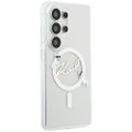 Puzdro Karl Lagerfeld IML KC Script MagSafe pre Samsung Galaxy S26 Ultra transparentné