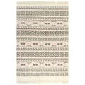 vidaXL Kilim koberec sivý/ružový 120x180 cm bavlnený vzorovaný