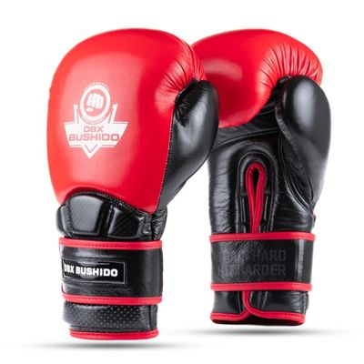 Boxerské rukavice DBX BUSHIDO Warrior RED 12 oz