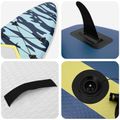 vidaXL Inflatovateľná SUP doska s plachtou APEX 330 x 76 x 15 cm Modrá