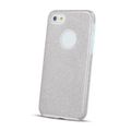 Glitter 3v1 case pre iPhone 7 / 8 / SE 2020 / SE 2022 strieborný