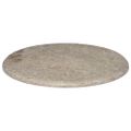 vidaXL Stolová doska sivá Ø60x2,5 cm mramor