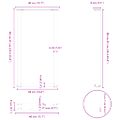 vidaXL Nohy barového stola v tvare U, 2 ks, prírodná oceľ, 40 x (90-91) cm, oceľ