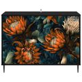 vidaXL Servírovacia skriňa LOCHEM Čierny dub 102 x 33 x 76 cm