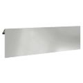 vidaXL Slimáková ohrada 100 x 3,5 x 25 cm Pozinkovaná oceľ Strieborná
