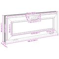 vidaXL Podkrovné okno RISOR 100 x 40 cm PVC a sklo