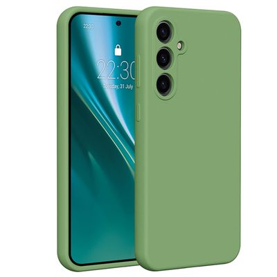 Etteri Silikónové puzdro pre Samsung Galaxy S23 FE svetlozelená