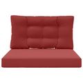 vidaXL Vankúš na vonkajšiu pohovku Polyester vínovo červená 80 x 80 cm