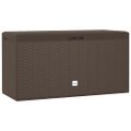 vidaXL Záhradný úložný box hnedý 114x47x60 cm