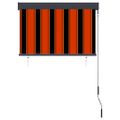 vidaXL Vonkajšia zatemňovacia roleta 100x250 cm oranžová a hnedá