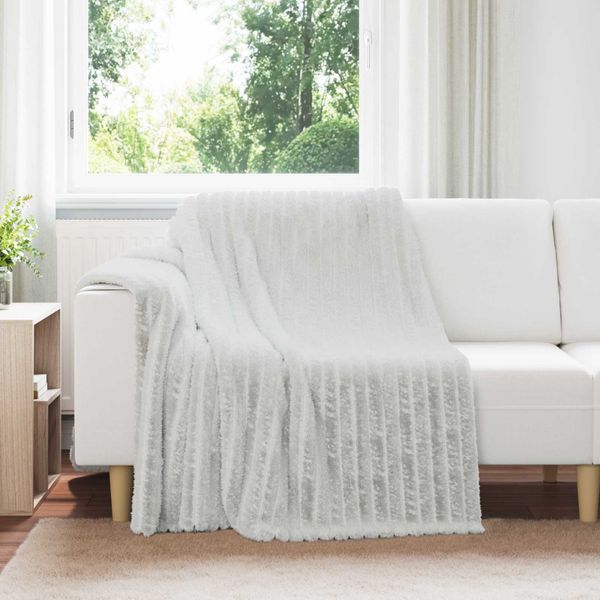 vidaXL Prikrývky na hodenie 6 pcs Sivá 200 x 150 cm Flís