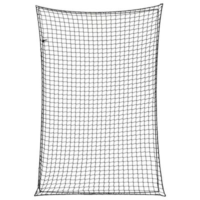 vidaXL Sieť na prívesný vozík s elastickým lanom čierna 2,2x1,5 m PP