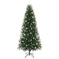 vidaXL Umelý vianočný stromček Zelená 240 cm PE a PVC