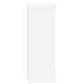 vidaXL Komoda s LED svetlami biela 41x37x100 cm