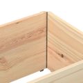 vidaXL Paletové ohrádky 2 ks 150x50 cm borovicový masív