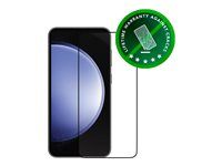 Ochrana obrazovky pre mobilný telefón - farba rámu čierna - pre Samsung Galaxy S23 FE
