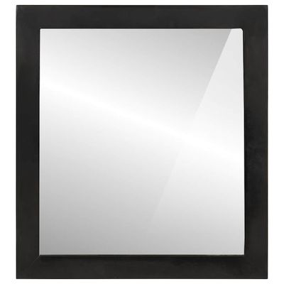 vidaXL Zrkadlo do kúpeľne 55x1x60 cm sklo a masívne mangovníkové drevo