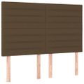 vidaXL Boxspring posteľ s matracom tmavohnedá 140x200 cm látka