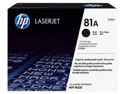HP 81A tlačová kazeta čierna, CF281A