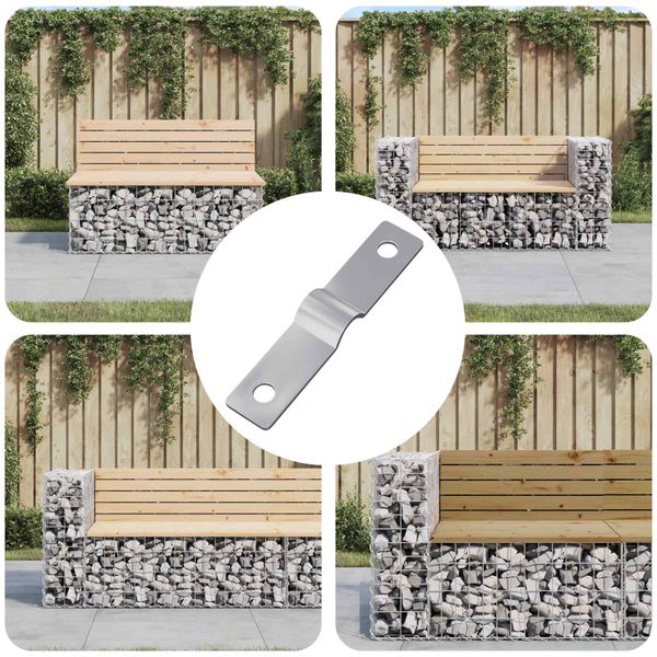vidaXL Úderová doska 12 pcs Strieborná 50 x 10 x 1,2 mm Železo