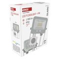 LED reflektor GLARO s pohybovým čidlom, 10 W, biely, IP54, 1000 lm, neutrálna biela