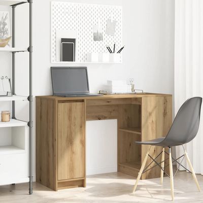 vidaXL Stôl dub artisan 120x42x76 cm kompozitné drevo