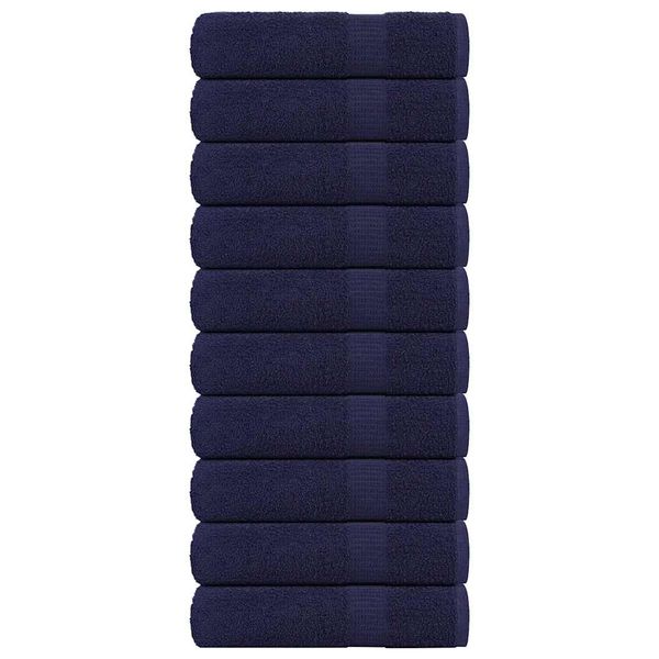 vidaXL Osušky do kúpeľne FROGN 10 ks námornícka modrá 100x150 cm 360 g/m²
