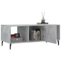 vidaXL Konferenčný stolík betónovo sivý 102x50x40 cm kompozitné drevo