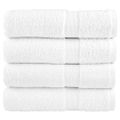 vidaXL Prémiové osušky SOLUND 4 ks biele 100x150 cm 600 g/m2