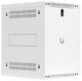 Ubiquiti UniFi 12U Rack Cabinet Wall 450 Glass - Nástěnný rozvaděč, výška 12U, ventilátory, prosklené dveře Rackovací rozvadec, 12U, nástenný, 4-sloupový, prosklená dvírka, ventilátory, 50 kg nosnost, 550 × 450 × 635 mm, bílý
