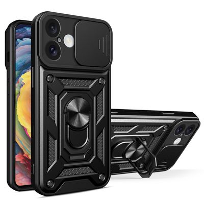 Obal Defender Slide pre iPhone 16 6,1" čierny