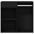 vidaXL Kosmetický kabinet Čierny dub 80 x 40 x 75 cm Kompozitné drevo