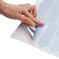 vidaXL Dlaždica s perím 10 ks Svetlomodrá 30 x 30 cm Polyuretán a PET