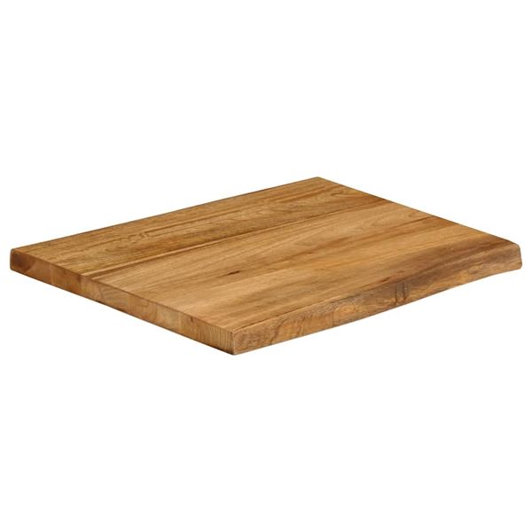 vidaXL Stolová doska 40x40x2,5 cm Live Edge z masívneho dreva Mango
