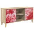 vidaXL TV skrinka AACHEN 102 x 33 x 50 cm Sonoma Kompozitné drevo