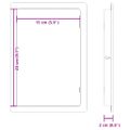 vidaXL Prístupové dosky 2 ks Biela 15 x 23 cm ABS plast
