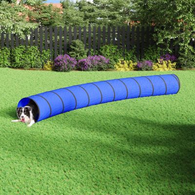vidaXL Tunel pre psa modrý Ø 55x500 cm polyester