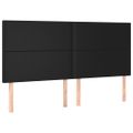 vidaXL Boxspring posteľ s matracom a LED čierna 160x200 cm umelá koža